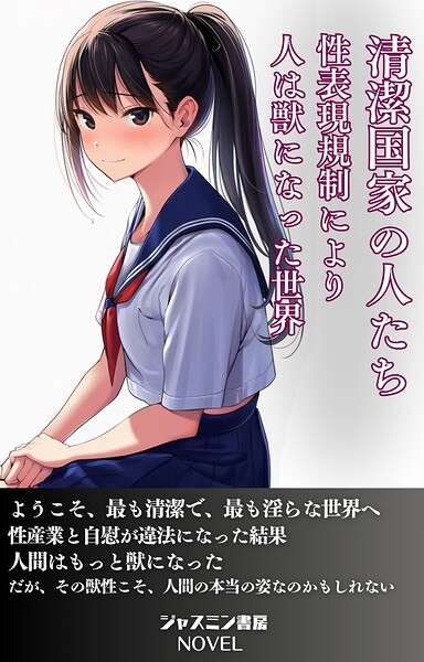 ジャスミン書房編集部❤AI生成-清潔国家の人たち 性表現規制により人は獣になった世界/