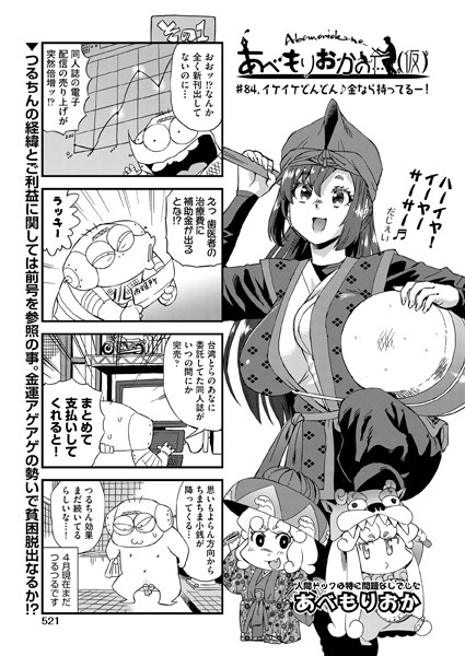 あべもりおか❤単話-あべもりおかの…（仮） ♯84.イケイケどんどん♪金なら持ってるー！/